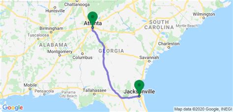 Bus to Atlanta, fly to Jacksonville • 6h 26m. Take the bus from Birmingham to Atlanta Bus Station. Fly from Atlanta (ATL) to Jacksonville (JAX) ATL - JAX. $118 - $387. Quickest way to get there Cheapest option Distance between..
