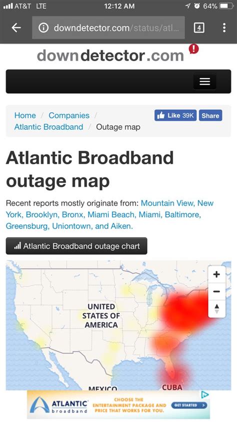 Atlantic broadband internet outage. Things To Know About Atlantic broadband internet outage. 