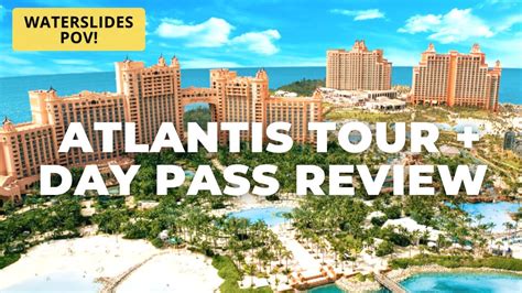Atlantis resort day pass. Just got back from Bahamas and visited the Atlantis for one day. We got a day pass which costs $120 USD per adult per day. This included access to the waterpark and beaches. (No food or drinks) My in-laws who were with us and did not want to do waterslides got a beach day pass for $69 USD which also included a lunch voucher for select restaurants (burgers, fries, salads and … 