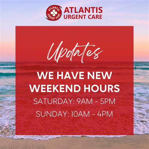 Atlantis urgent care. Atlantis Urgent Care is an urgent care clinic in Indian Harbour Beach, FL that offers walk-in and weekend appointments, onsite pharmacy, and telehealth services. It … 