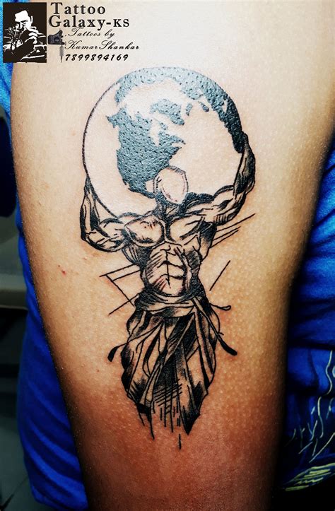 Atlas Tattoo Template