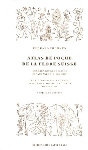 Atlas de poche de la flore suisse, comprenant les régions étrangères limitrophes. - 50 años de la escuela militar, 1907-1957.