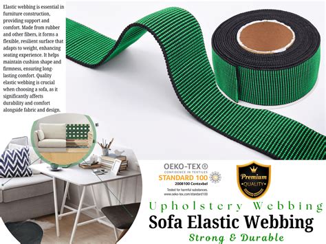 Atlas elastic seat webbing.  50 Yards per roll.  Find quality upholstery webbing for...