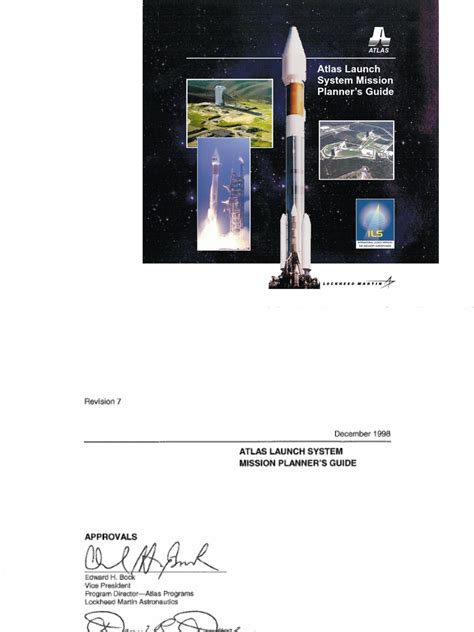 Atlas launch system mission planners guide. - Formula index for 3rd supplement vols 1 4 gmelin handbook.