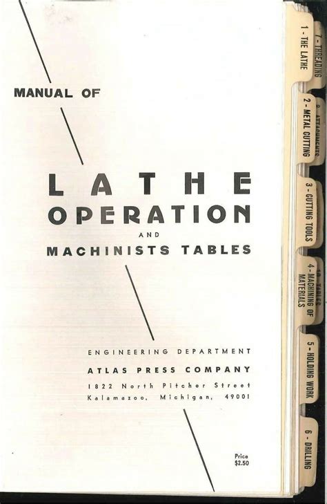 Atlas manual of lathe operation and. - Electricians guide to good electrical practice.