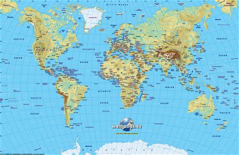 World Atlas Map shows all countries, their capitals, international boundaries, oceans, and latitude & longitude. This colored globe world atlas map helps you find any country you want and know their location in different hemispheres. Currently, there are 195 total countries across the globe. All the countries are labeled in different colors..