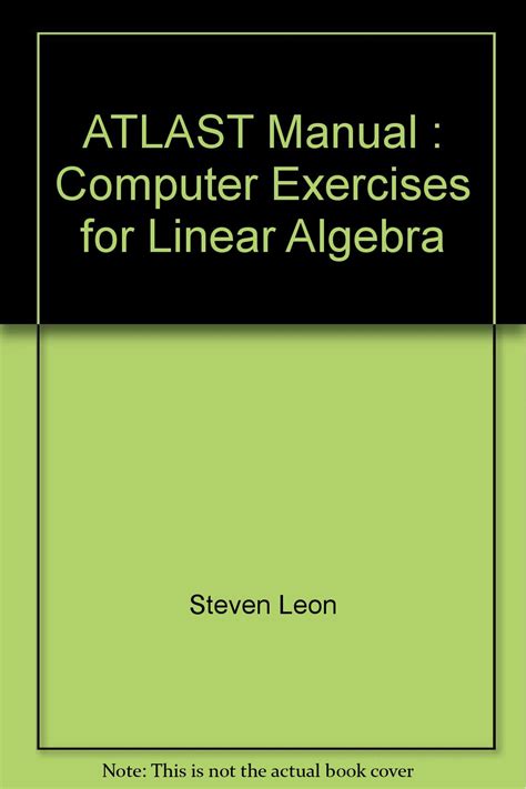 Atlast Computer Exercises For Linear Algebra