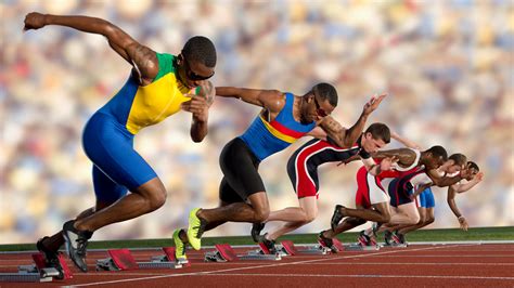 Athletics definition, athletic sports, as running, rowing, or boxing. See more.. 