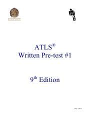Atls 9th Edition Test