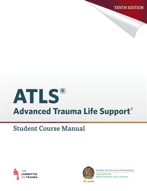 Atls Student Course Manual Advanced Trauma Life S