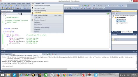 Atmel programming.  Introduction This tutorial will teach you how to write, compile,...