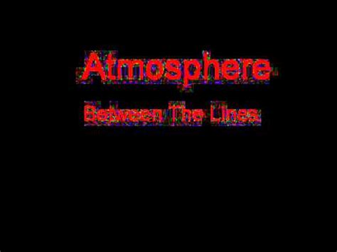 Atmosphere - Between The Lines Lyrics AZLyrics.com