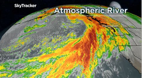 Atmospheric river brings heavy rainfall, strong winds
