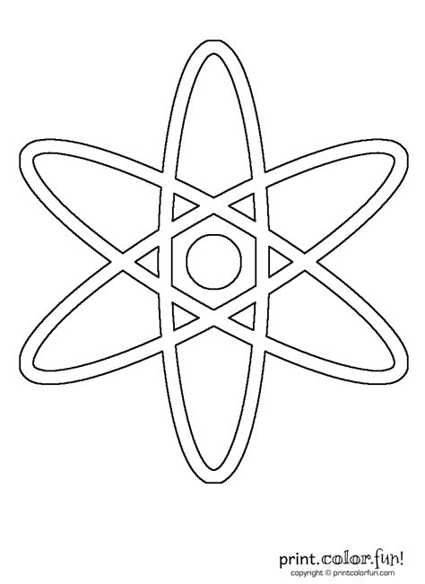 Atom Print Color Fun!
