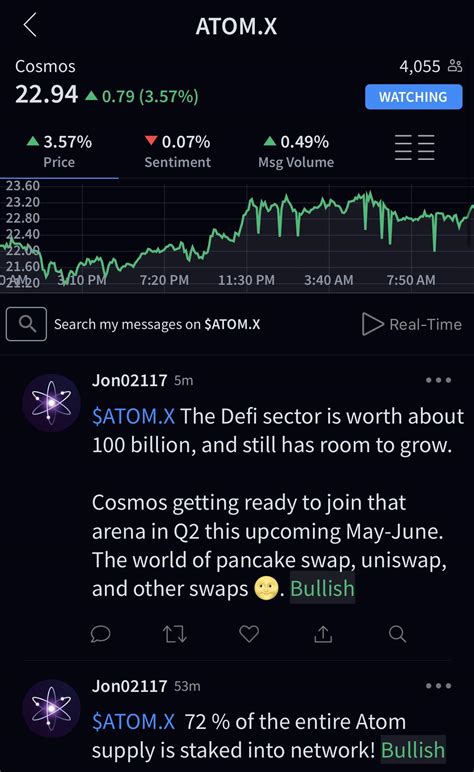 Atom stocktwits. Real time Cosmos (ATOM) stock price quote, stock graph, news & analysis. 