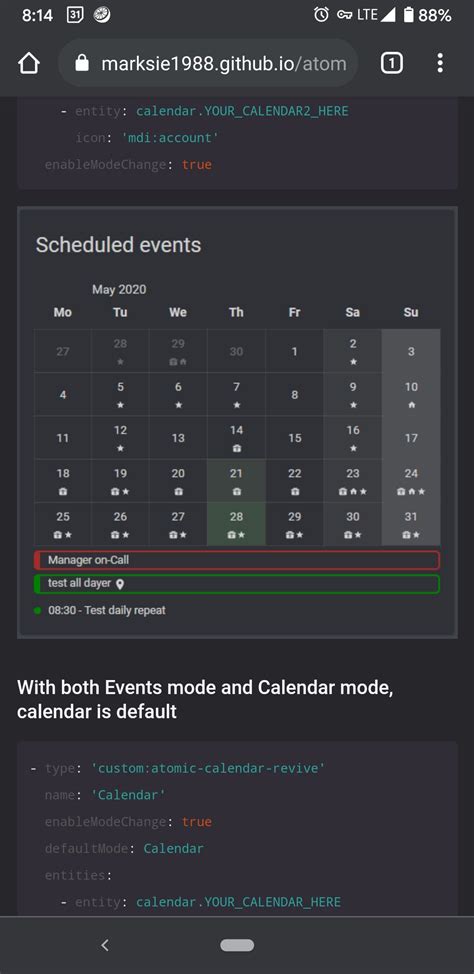 Atomic Calendar Revive help r/homeassistant