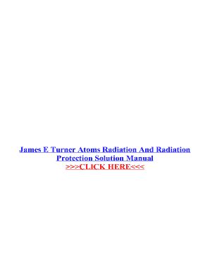 Atoms radiation and radiation protection solutions manual. - 2001 harley davidson hugger 883 repair manual.