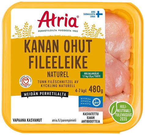 Atria Kanan Ohut Fileeleike Naturel 480g