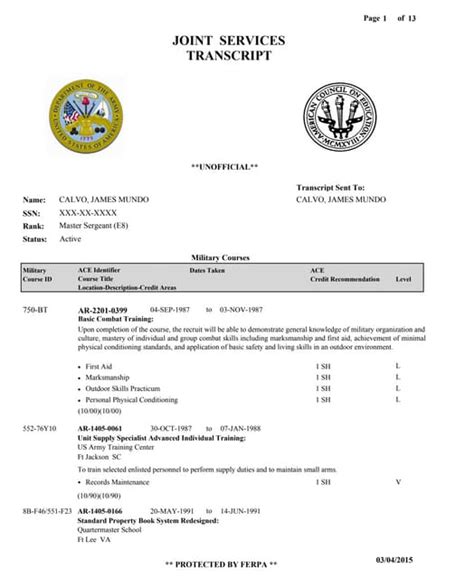 Atrrs transcript. 1. ARMY TRAINING TRANSCRIPT June 23, 2015 DIXON JOSHUA L Here is your unofficial transcript. This represents all training courses in the Army Training Requirements and Resources System (ATRRS) that show a status of completed. 