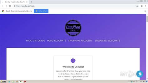 ALTSRUS offers a variety of products from food to streaming accounts, all available for online purchase.