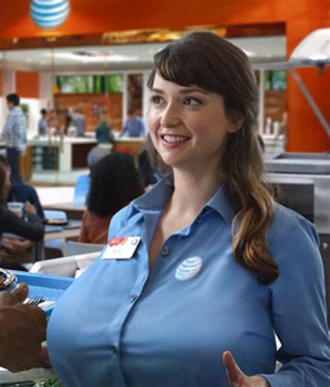 Milana Vayntrub, AT&T Girl, Pleads for Online Sexual Harassment to Stop. Actress and comedian Milana Vayntrub, who’s perhaps best known to viewers for playing the perky salesperson “Lily Adams ...