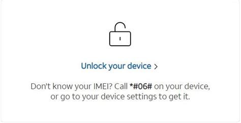 We’ll use these to check your unlock status. Look in your spam or junk folders if you don’t see it in your inbox. Don't know your IMEI? Call *#06# on your device, or go to your device settings to get it. You'll find the request number in the email we sent you. Quickly check the status of your device unlock request.. 