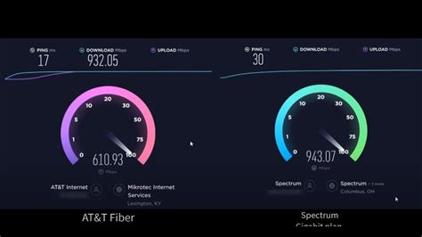 Compare AT&T Fiber vs. Spectrum Internet. We make it easy to get a superfast connection for your home. Enjoy: Five speed options—up to 5 GIG in select areas*. Equal upload and download speeds. Plans starting at $55/mo. plus taxes**. No price increase at 12 months.. 