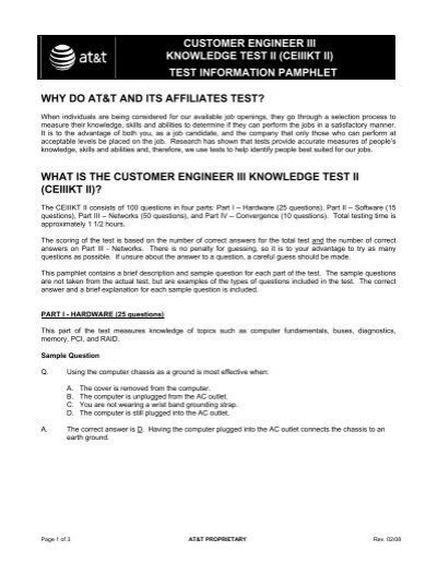 Att test study guide customer engineer 3. - A paddler s guide to quetico and beyond.