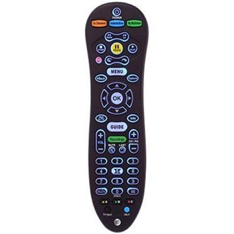 Att uverse remote control. here are the step-by-step instructions to setup your att remote. Turn on your TV. Choose Menu on your U-verse remote, and select Help, then Remote Control Setup. Select your current remote control from the choices on the screen. Then select either Automatic Code Search (recommended) or Manual Setup. For the Point Anywhere RF Remote, you will ... 