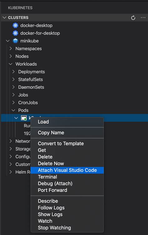 Attach to a running container - Visual Studio Code