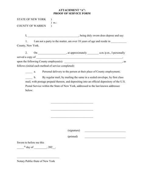 Attachment Proof Service Form Fill Out and Sign Printable PDF