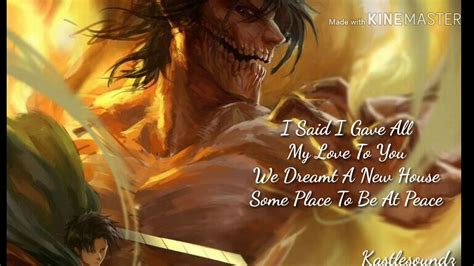 Attack On Titan - Call Your Name (Lyrics) - YouTube