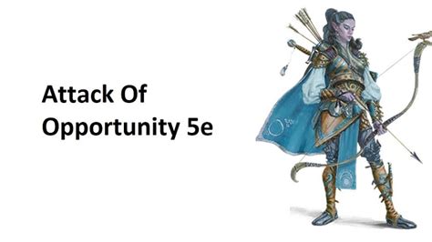 Attack of opportunity 5e. Things To Know About Attack of opportunity 5e. 