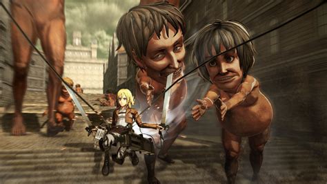 Attack on titan game game. Attack on Titan 2 is a thrilling action game based on the popular anime series. Experience the story of the Survey Corps and their fight against the Titans, or create your own character and join the online multiplayer mode. Watch the … 
