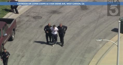Attempted murder suspect who led police on wild chase taken into custody in West Carson