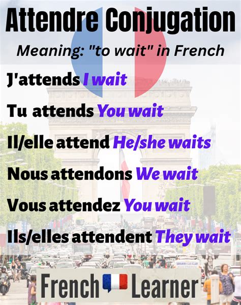 Attendre : Conjugation of french verb attendre