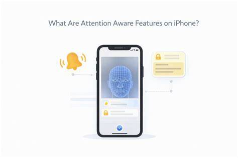 Attention aware features.  Attention Aware features are built into modern iPho...