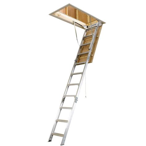 LST 9 ft. 2 in., 25 in. x 47 in. Insulated Steel Scissor Attic Ladder with 350 lb. Load Capacity Not Rated: LST 9 ft. 2 in., 25 in. x 54 in. Insulated Steel Scissor Attic Ladder with 350 lb. Load Capacity Not Rated: LMP 12 ft., 25 in. x 56.5 in. Insulated Steel Attic Ladder with 350 lbs. Maximum Load Capacity.