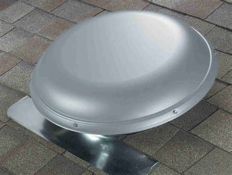 Attic ventilation. About Master Flow™ Power Attic Vents - Roof Mount with Thermostat - ERV4, ERV5 and ERV6. Exhausts large amounts of heat and moisture from the attic. High-efficiency PSC motor design. Compact size and hemmed dome for a sleek finished look. Adjustable thermostat included on all models. 