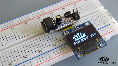 Attiny85 oled ssd1306.  I've tried Tiny4koled; nothing OLED display SSD1306 ATtiny85 - Sh...