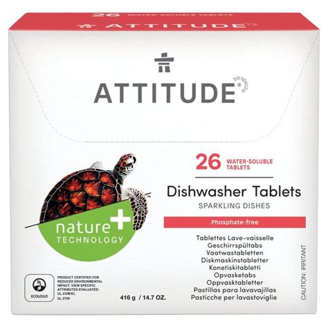 Attitude Dishwasher Soluble Eco-Pouches Ocado