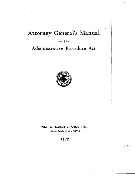 Attorney general s manual on the administrative procedure act. - Animación sociocultural y el teatro popular campesino.