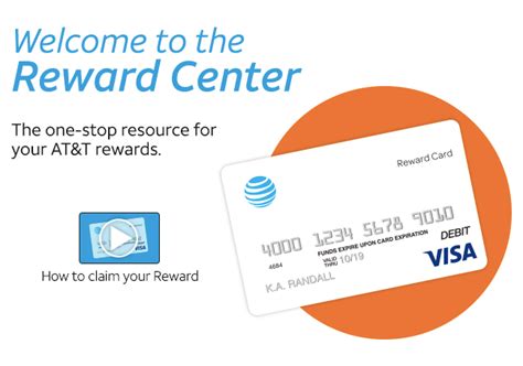 Attrewards. Check the Card Balance Online. Head to AT&T's Reward Center using your laptop, tablet or home computer. You'll need to activate your card first by inputting the first four digits of the reward card number and clicking the blue "Continue" button. Next, you'll be taken through the steps to create a PIN. 