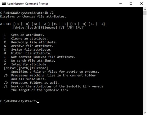 Attrib Command Examples Options Switches and More 