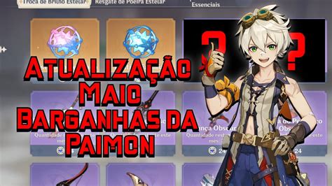 Atualização Barganhas Da Paimon - Maio 2024 - Genshin Impact