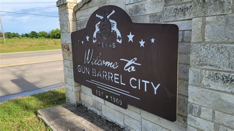 On Tuesday, the town, which happens to be named Gun Barrel City, passed a resolution to encourage all of its citizens to own a firearm. Gun Barrel City, a small town on Cedar Creek Lake about 55 .... 