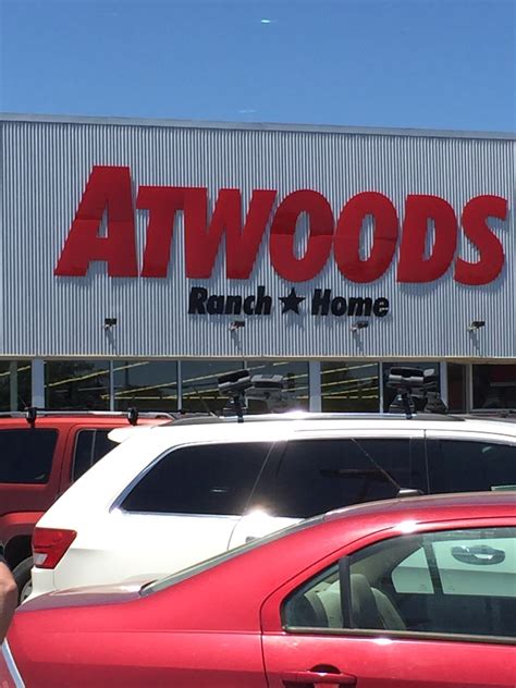 Atwoods of Alma. 200 Hwy 64. Alma AR 72921. Hours. Mon-Sat: 7am - 9pm. Sundays: 8am - 7pm. Phone: (479) 632-1066. Shop This Store. Atwoods of Altus. 2220 North Main. Altus OK 73521. Hours. Phone: (580) 477-1995. Shop This Store. Atwoods of Alva. 1600 E. Oklahoma Blvd. Alva OK 73717. Hours. Phone: (580) 327-6712. Shop This Store. Atwoods of Andover.. 