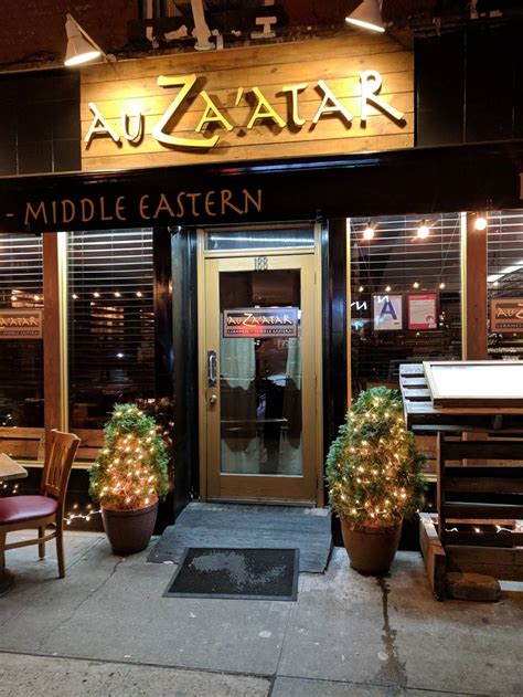 Au zaatar nyc. Au Za'atar is a Lebanese/Middle Eastern fare in a contemporary space with reclaimed wood accents & exposed brick with locations in East Village and Midtown East in New York. 
