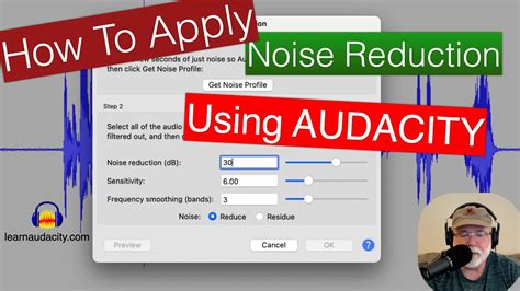 Audacity noise reduction settings.  I have just started a YouTube channel with video...