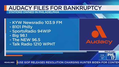 Audacy Files for Bankruptcy Protection
